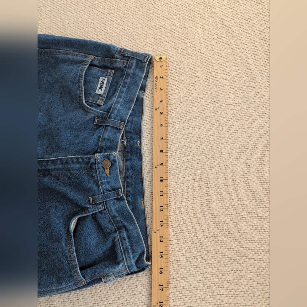 Tyndale FRMC Jeans Women's 12/32 Blue Flame Resistant Made In USA Work NFPA 2112 - Picture 13 of 14